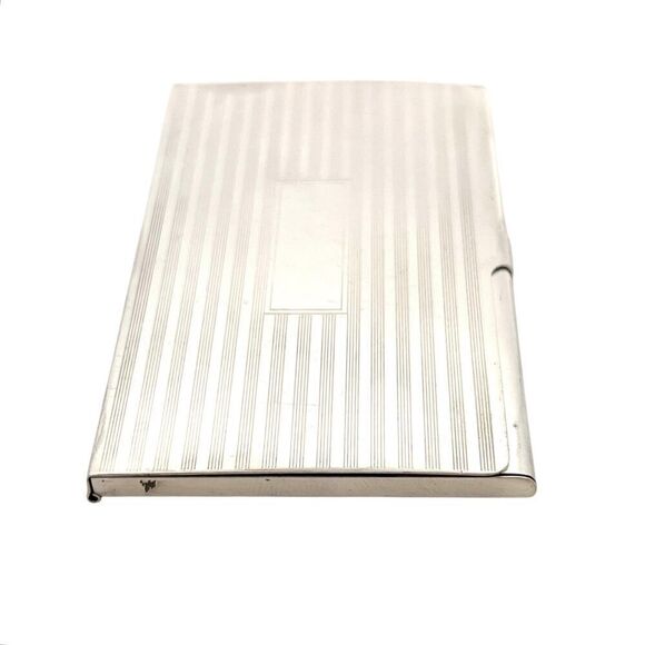 Tiffany & Co Estate Business Card Holder Sterling Silver 58.1g TIF759 - Picture 2 of 15